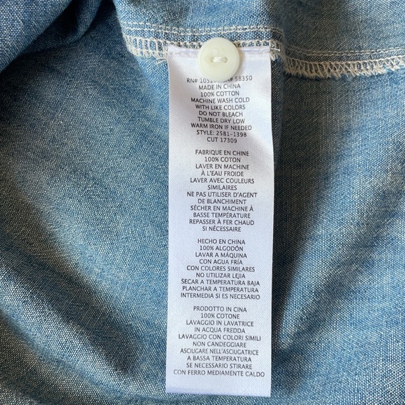 Current/Elliot Denim Button Down Shirt - Picture 8 of 10